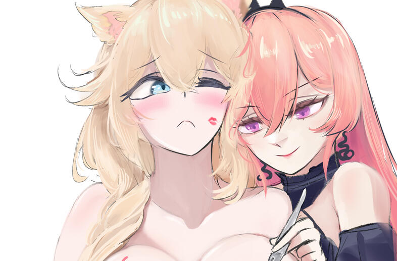 Lineless coloring : Light render